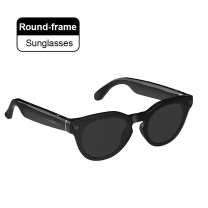 AI Smart Sports Glasses with 8MP Camera, 2K Photo & 1200P Video Recording