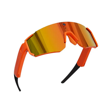 AI Smart Sports Glasses with 8MP Camera, 2K Photo, 1200P Video Recording & Bluetooth Audio