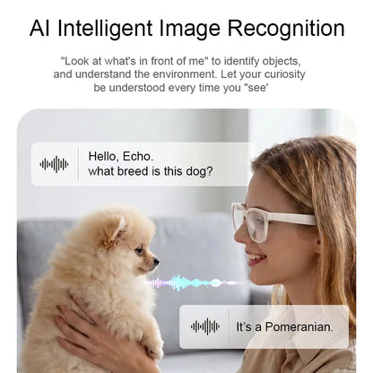 AI Smart Camera Glasses – 1200P Recording, Bluetooth Audio & Voice Assistant