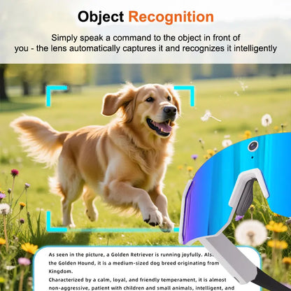 AI Smart Sports Glasses with 8MP Camera, 2K Photo, 1200P Video Recording & Bluetooth Audio