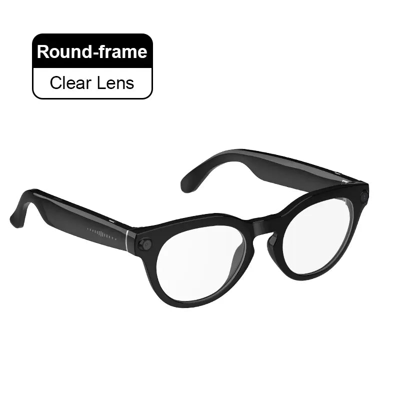 AI Smart Sports Glasses with 8MP Camera, 2K Photo & 1200P Video Recording